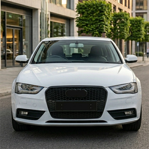 Honeycomb mesh front grille - front,