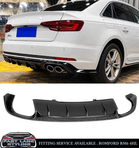 Gloss black rear - rear, bumper