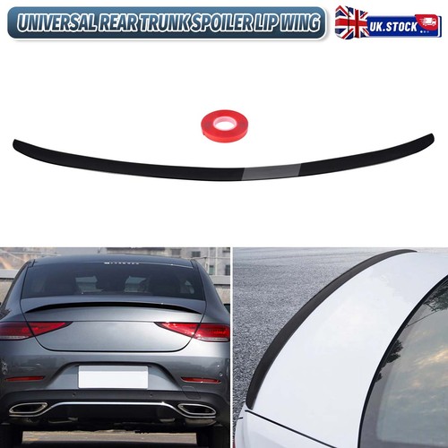 Gloss black rear wing lip - gloss,